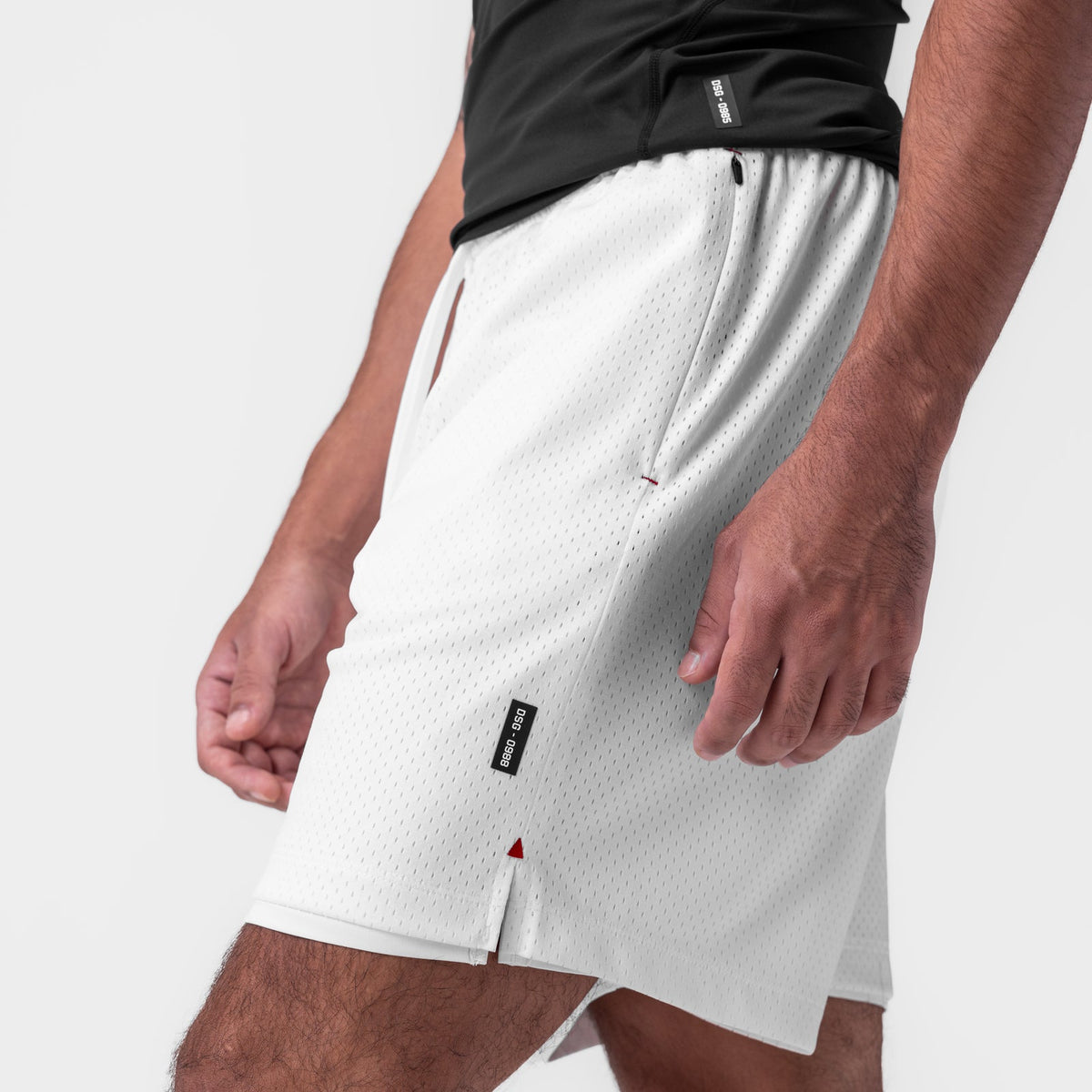 0988. Reversible 2-in-1 Short - White | ASRV