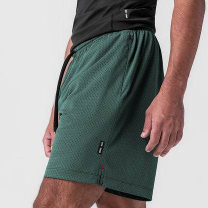 0988. Reversible 2-in-1 Short - Forest Green | ASRV