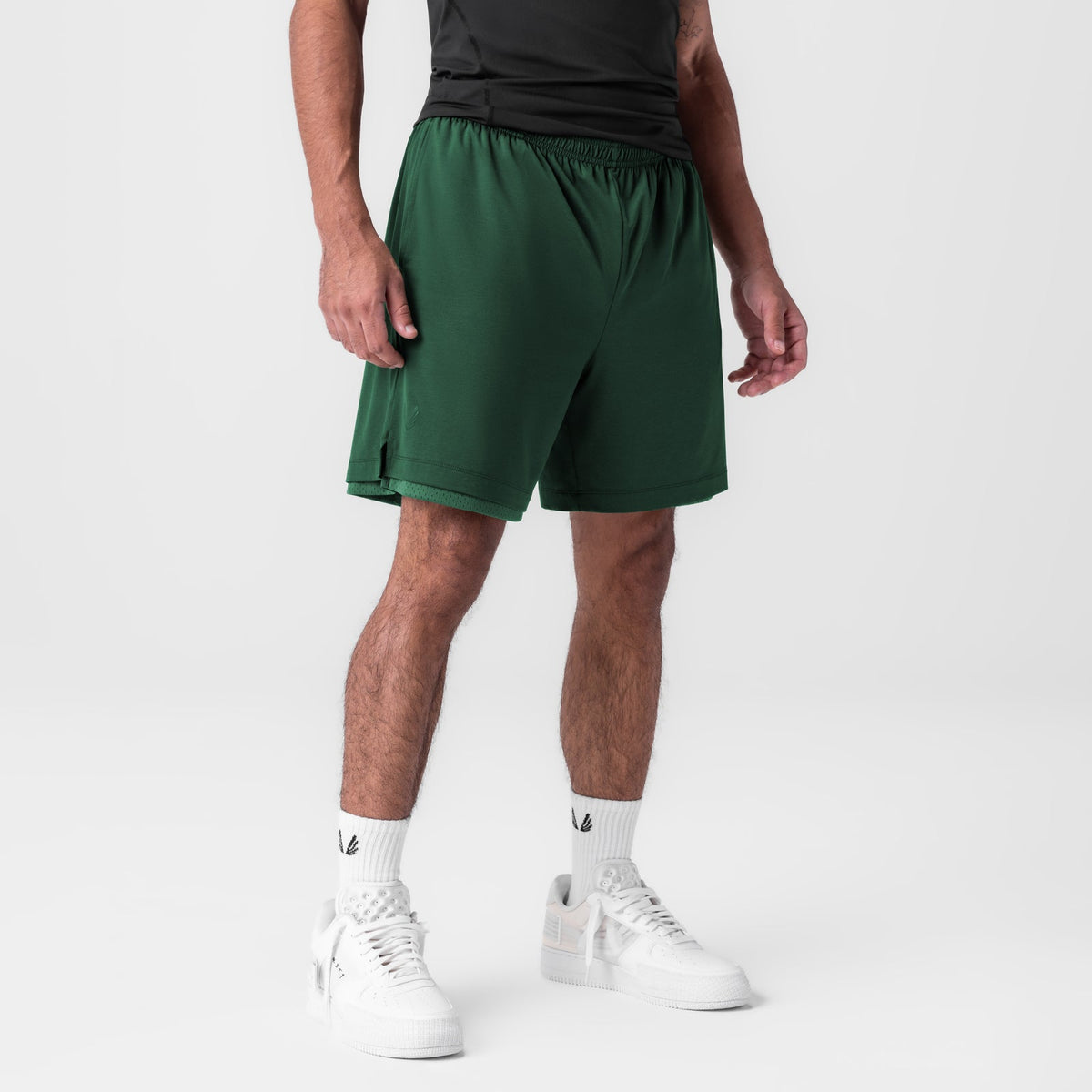 0988. Reversible 2-in-1 Short - Forest Green | ASRV