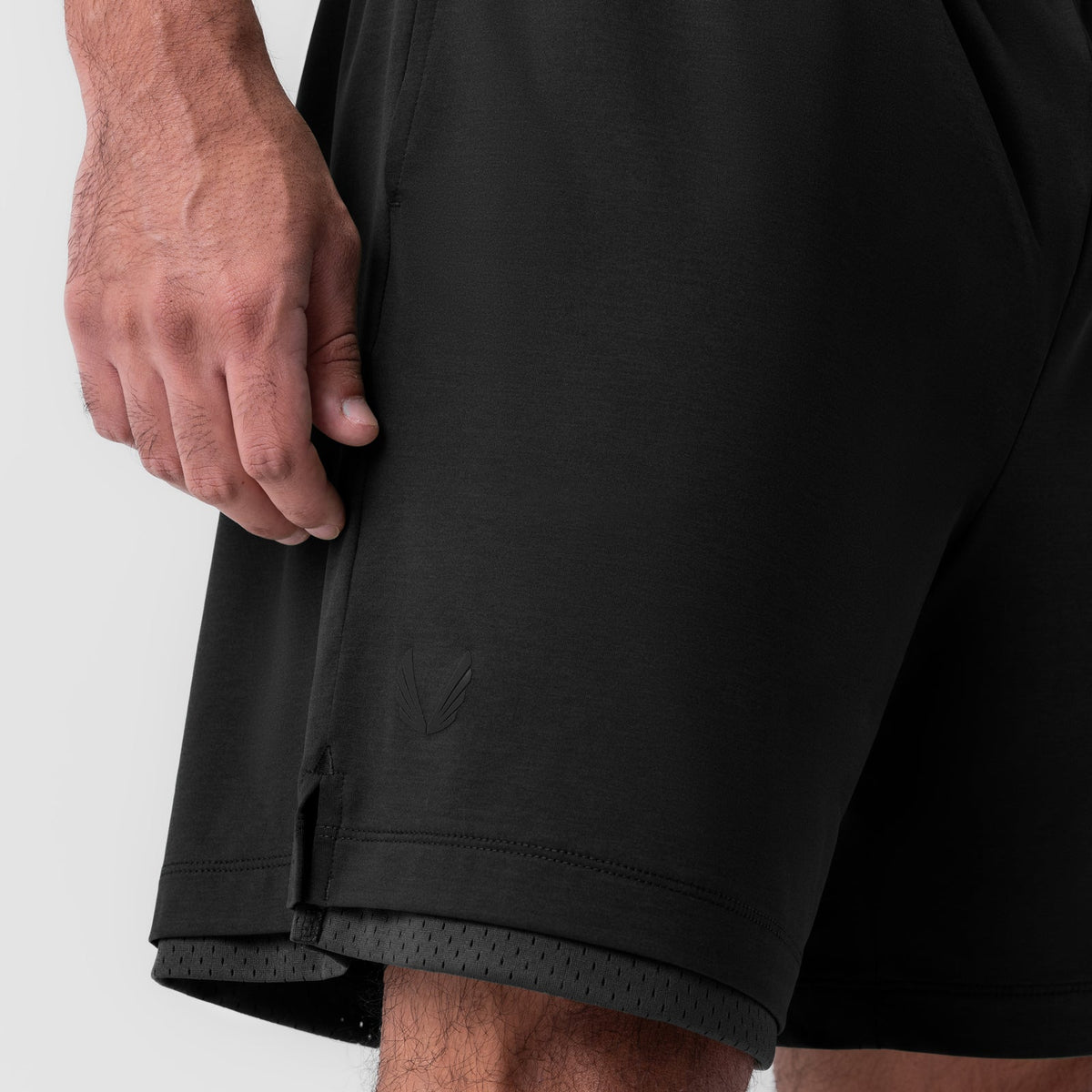 0988. Reversible 2-in-1 Short - Black | ASRV