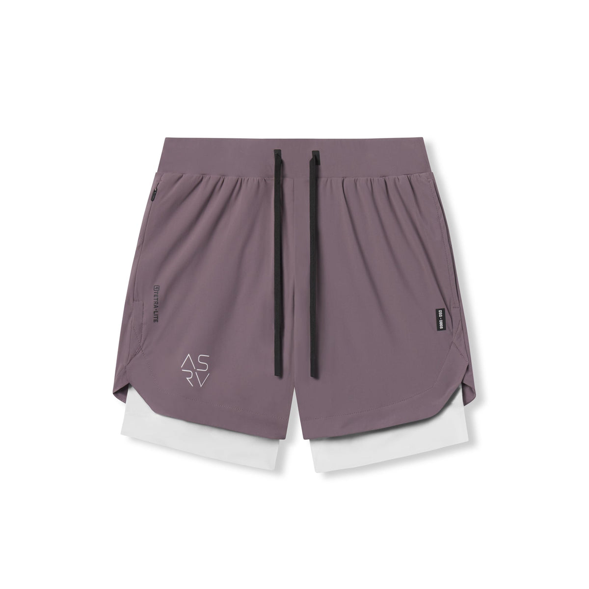 0866. Tetra-Lite® 7" Liner Short - Moonscape "Cyber"/White | ASRV