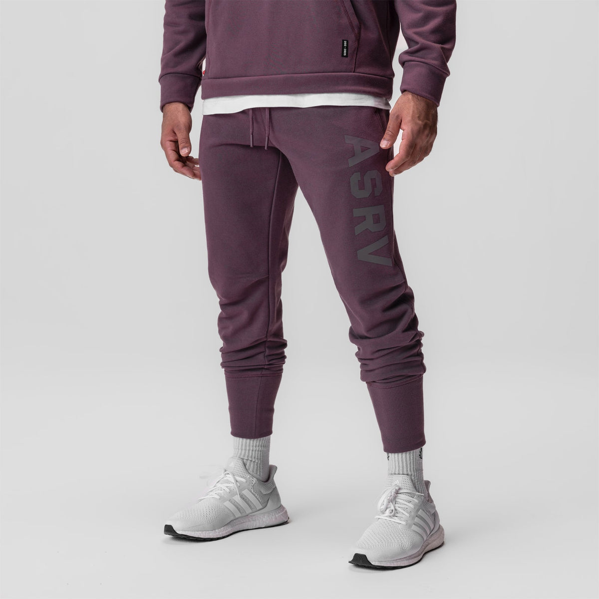 0915. Tech-Terry™ High Rib Jogger - Deep Purple "ASRV" | ASRV