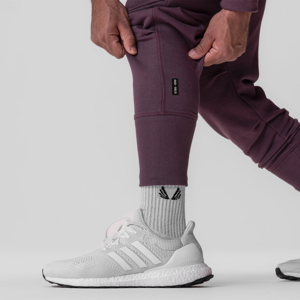 0915. Tech-Terry™ High Rib Jogger - Deep Purple "ASRV" | ASRV