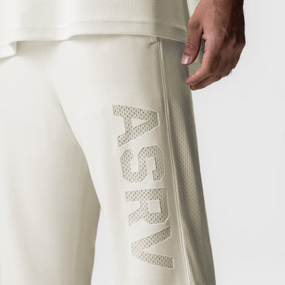 0957. Waffle Knit Relaxed Sweatpant - Cream | ASRV