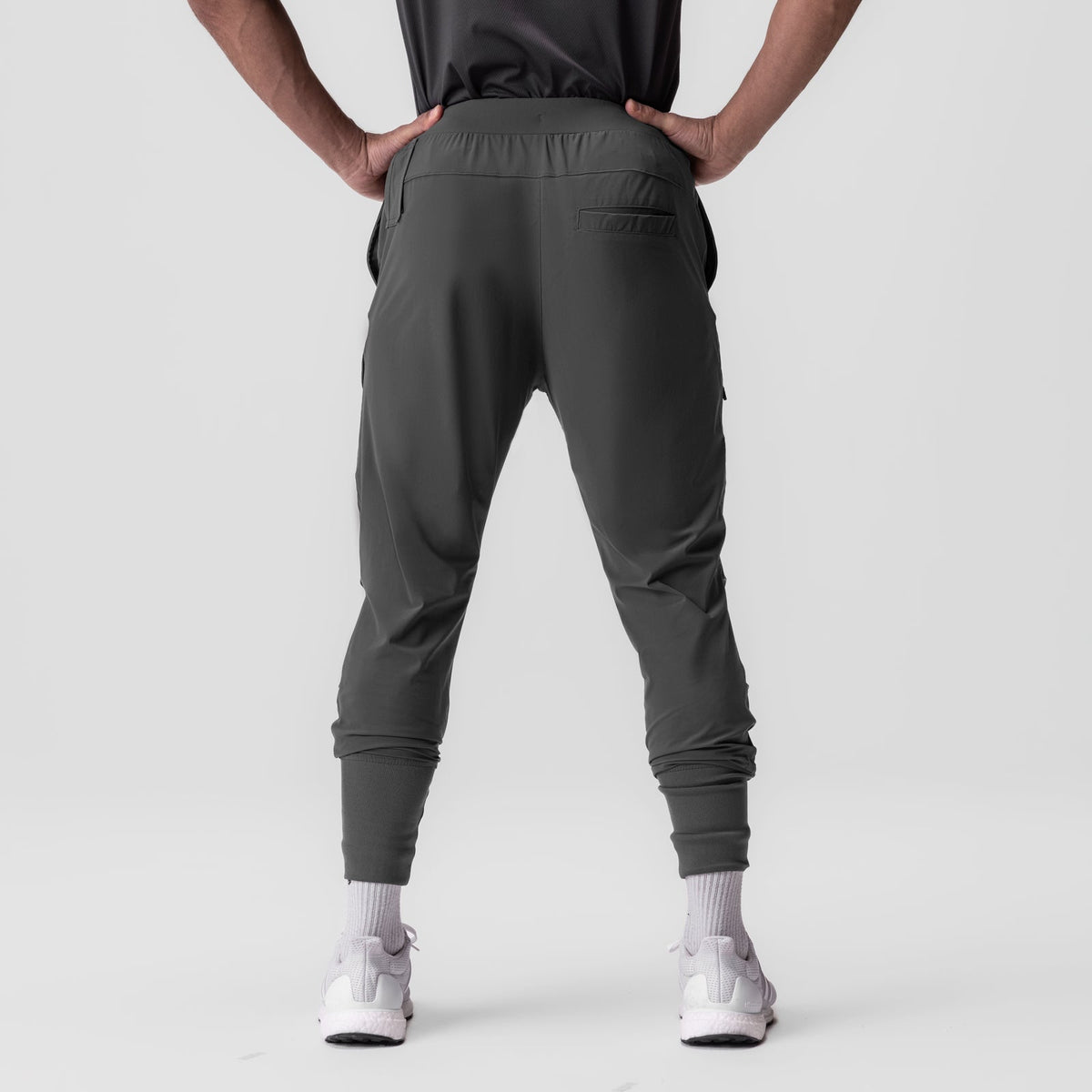 0690. Tetra-Lite® Tech High Rib Jogger - Space Grey "Cyber" | ASRV