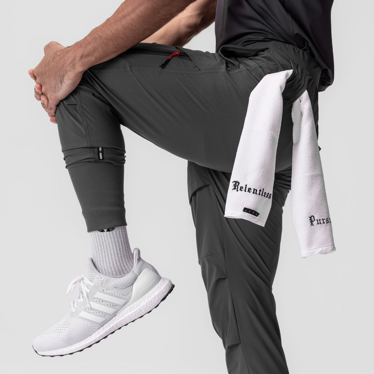 0690. Tetra-Lite® Tech High Rib Jogger - Space Grey "Cyber" | ASRV