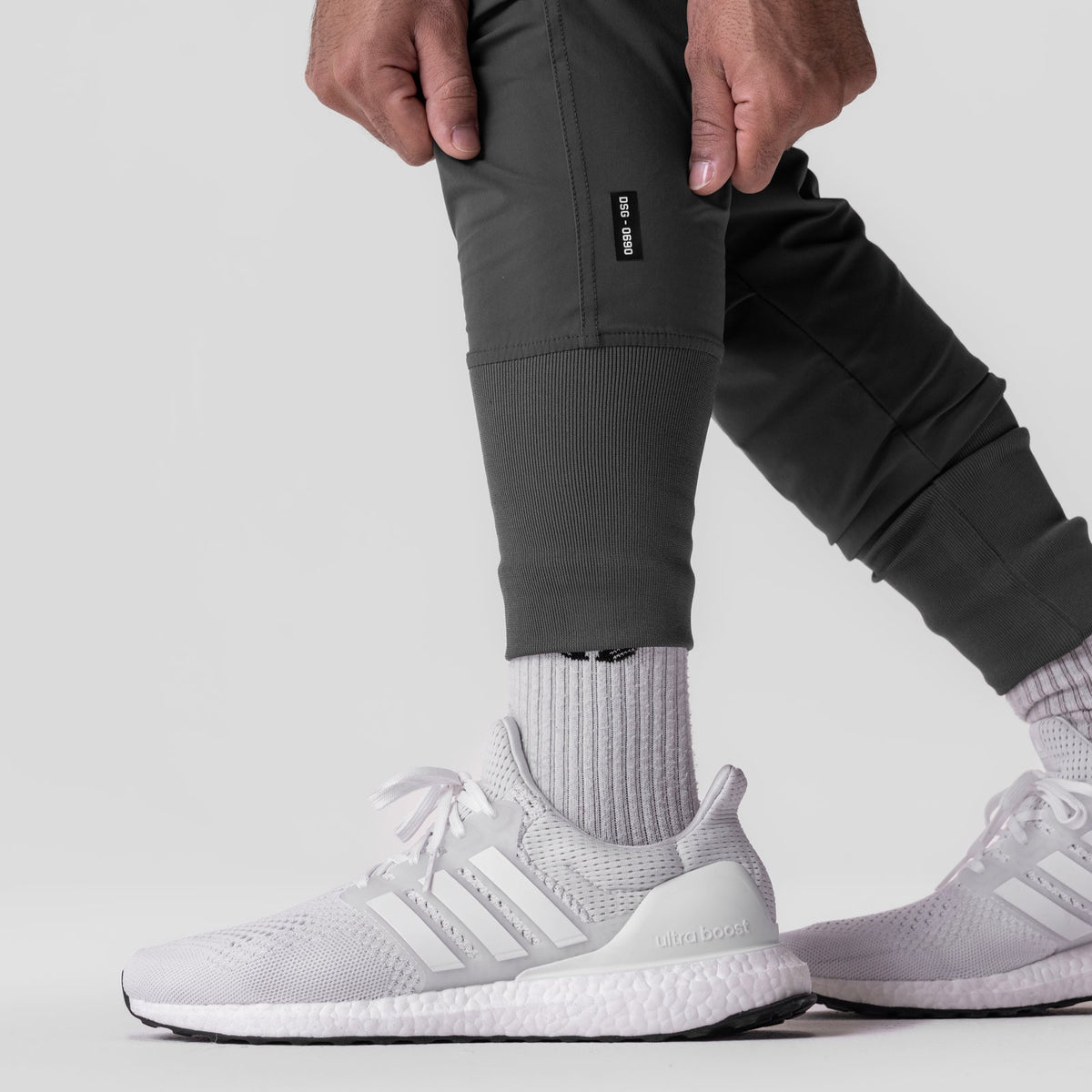 0690. Tetra-Lite® Tech High Rib Jogger - Space Grey "Cyber" | ASRV