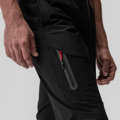 0690. Tetra-Lite® Tech High Rib Jogger - Black "Cyber" | ASRV