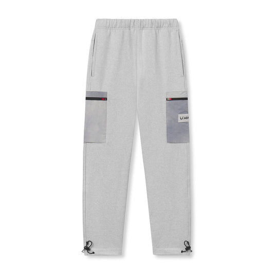 0914. Tech-Terry™ Paneled Cinch Cargo Jogger - Heather Grey/Wave-Dye | ASRV