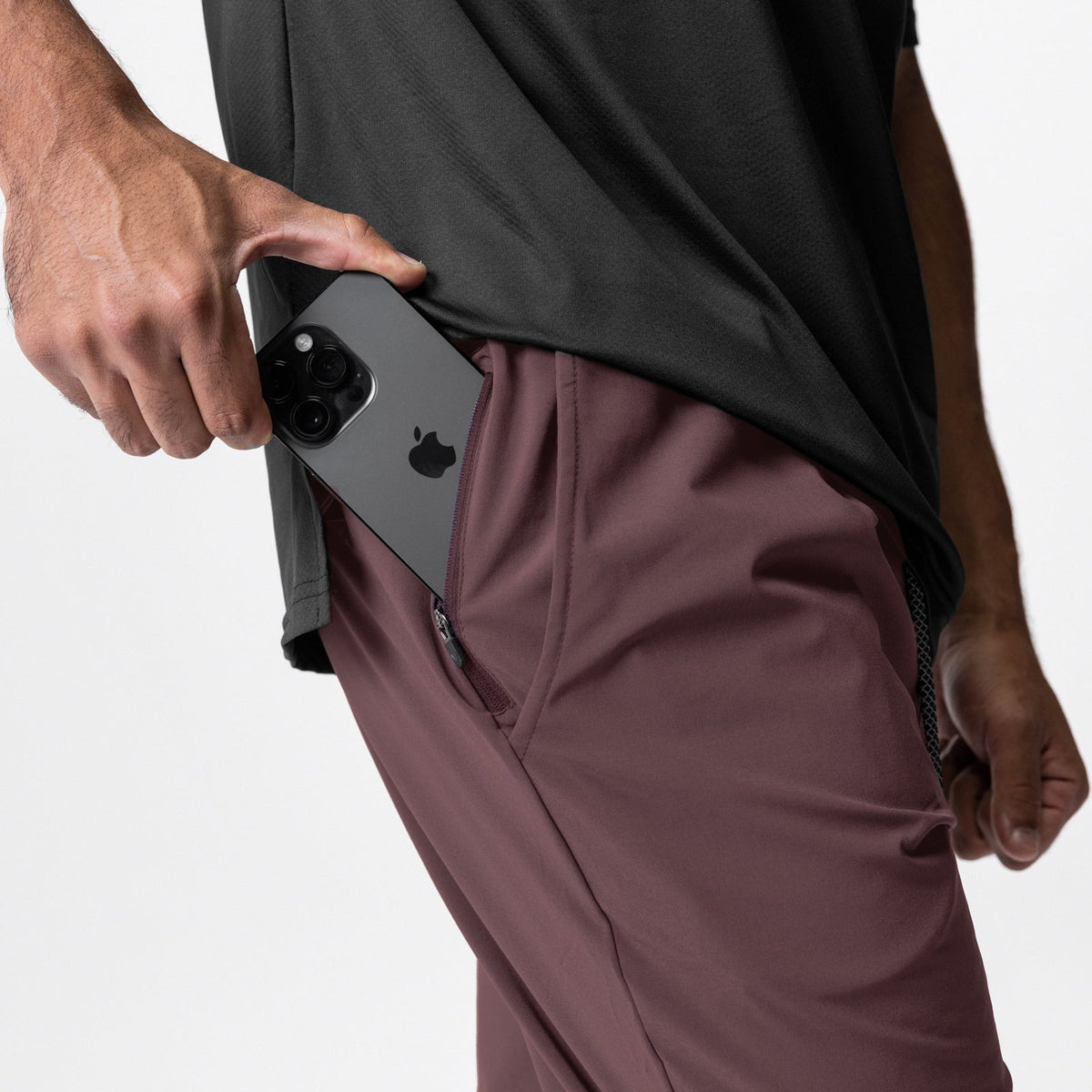 0494. Ultralight Track Pant - Plum | ASRV