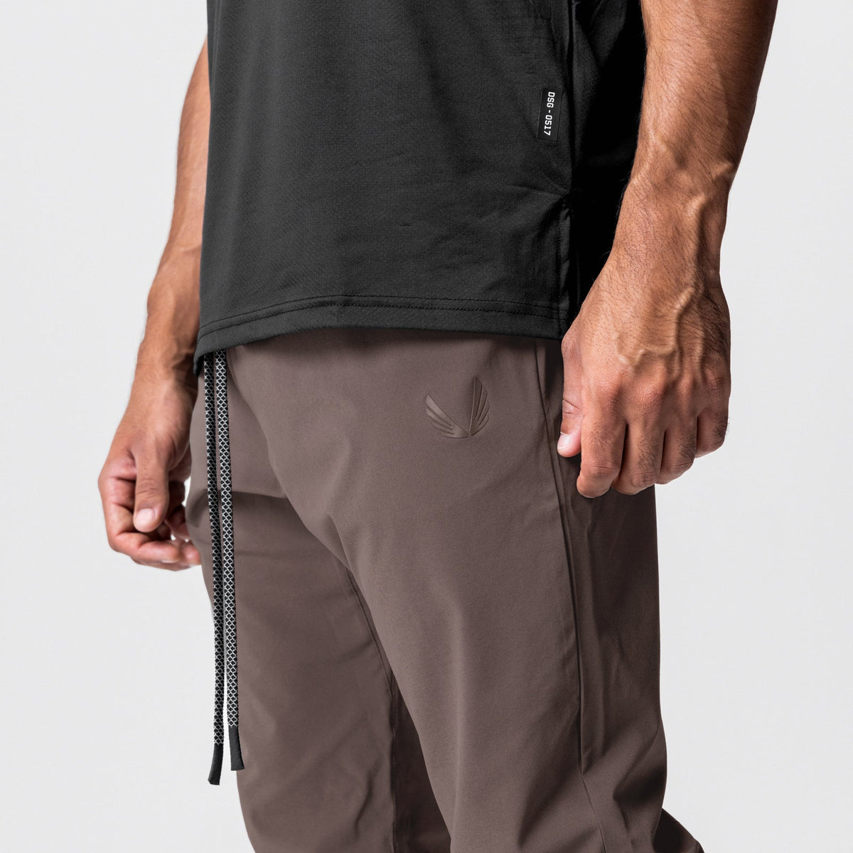 0494. Ultralight Track Pant - Deep Taupe | ASRV