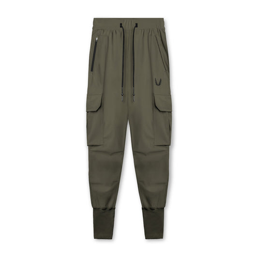 0437. Tetra-Lite® Cargo High Rib Jogger - Dark Olive | ASRV