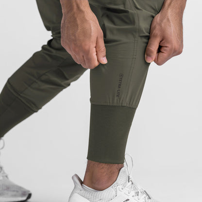 0437. Tetra-Lite® Cargo High Rib Jogger - Dark Olive | ASRV