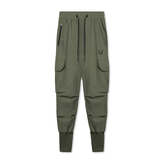 0437. Tetra-Lite® Cargo High Rib Jogger - Olive | ASRV