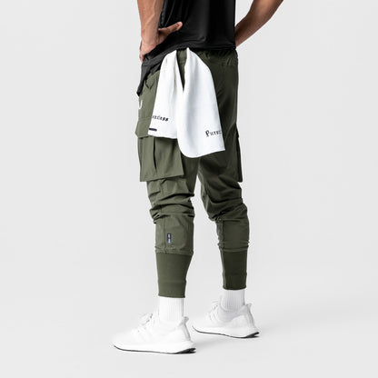 0437. Tetra-Lite® Cargo High Rib Jogger - Olive | ASRV