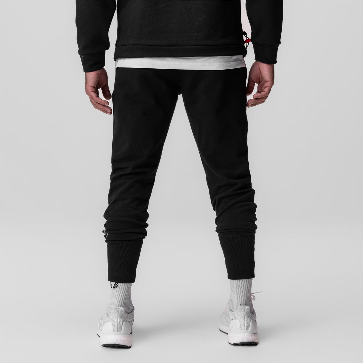 0915. Tech-Terry™ High Rib Jogger - Black "ASRV" | ASRV
