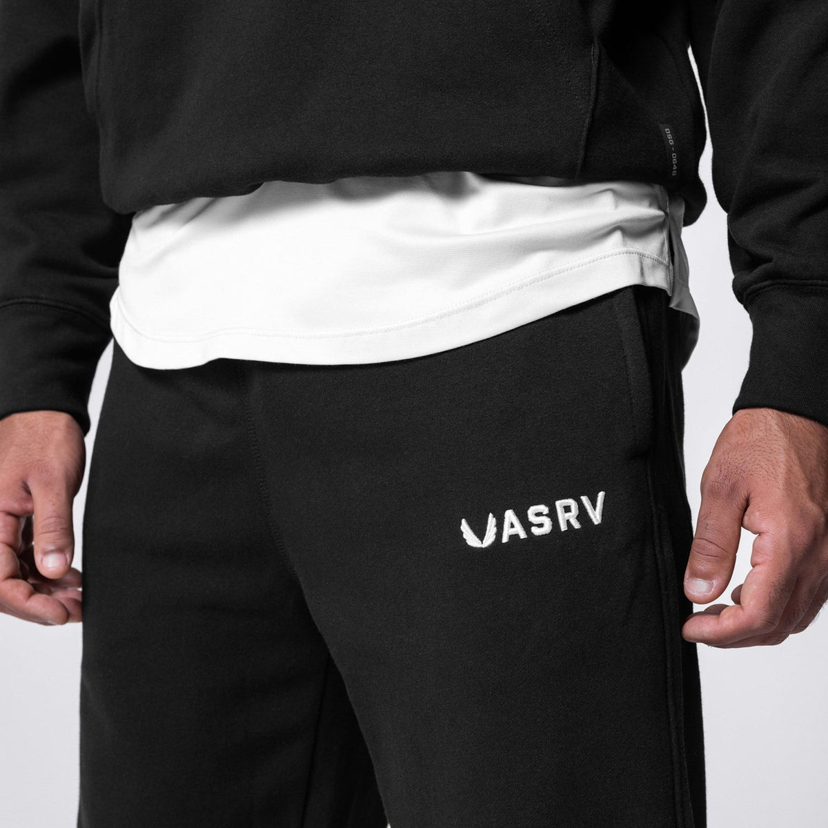 0655. Tech-Terry™ Oversized Sweats - Black | ASRV
