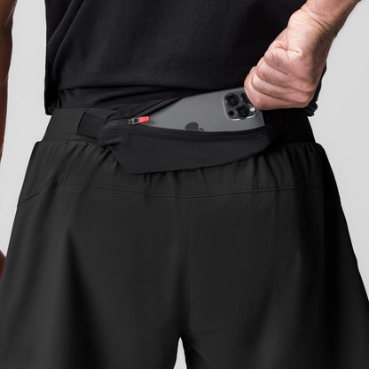 0786. Ripstop 3" Belt Pack Short - Dusk Black/Black | ASRV