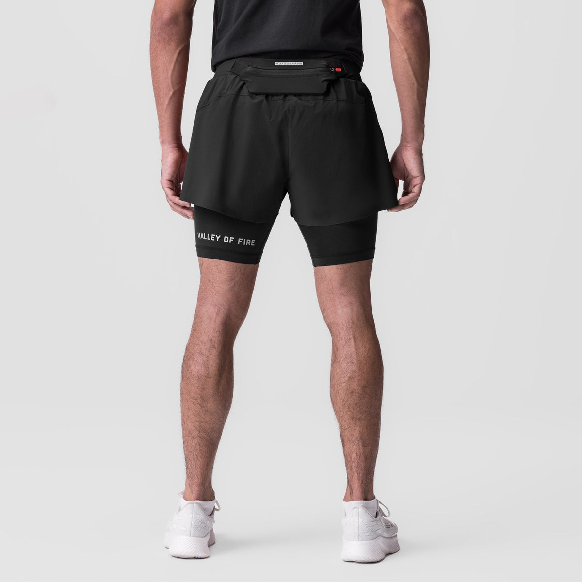 0786. Ripstop 3" Belt Pack Short - Dusk Black/Black | ASRV