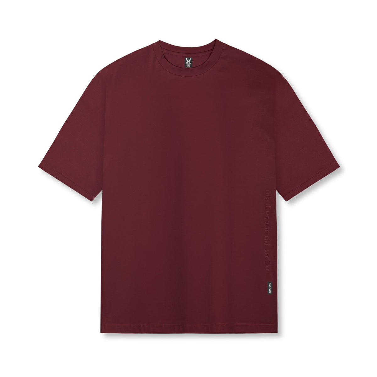 0824. Supima® Oversized Tee - Crimson | ASRV