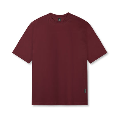 0824. Supima® Oversized Tee - Crimson | ASRV