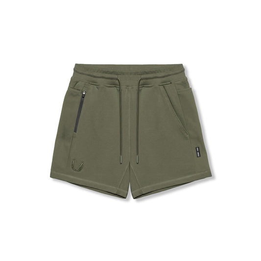 0867. Tech-Terry™ Sidelock Sweat Short - Olive | ASRV
