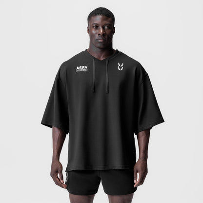 0945. Micro-Terry Warm-Up Tee - Black | ASRV