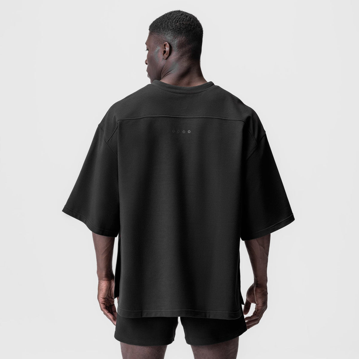 0945. Micro-Terry Warm-Up Tee - Black | ASRV