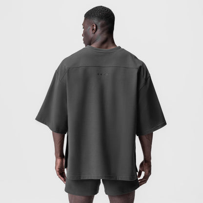 0945. Micro-Terry Warm-Up Tee - Space Grey | ASRV