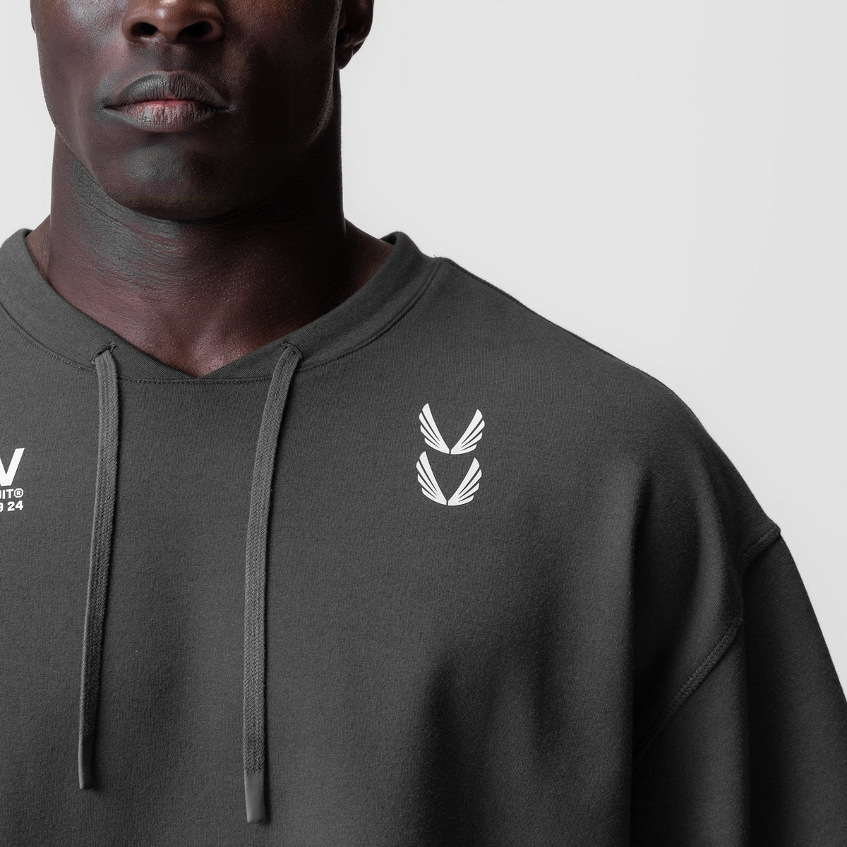 0945. Micro-Terry Warm-Up Tee - Space Grey | ASRV