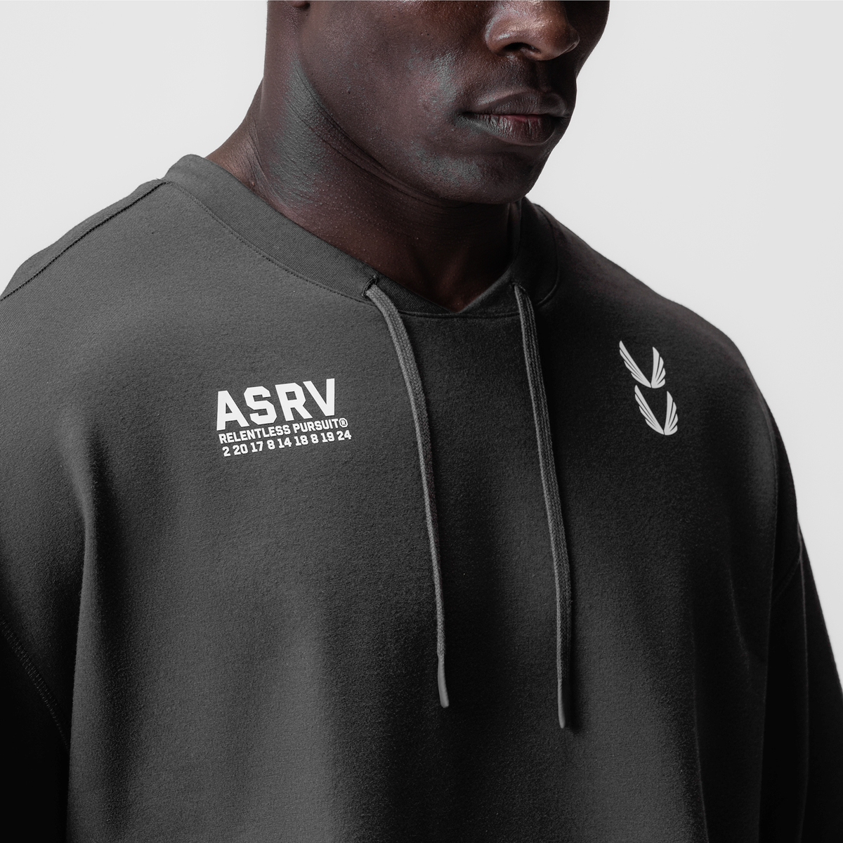 0945. Micro-Terry Warm-Up Tee - Space Grey | ASRV