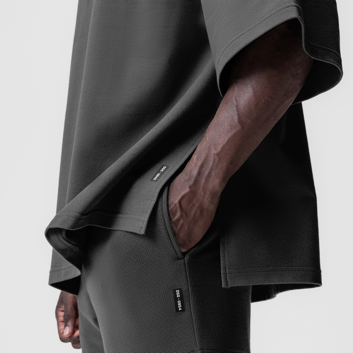0945. Micro-Terry Warm-Up Tee - Space Grey | ASRV