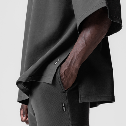 0945. Micro-Terry Warm-Up Tee - Space Grey | ASRV