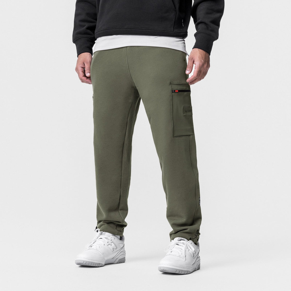 0736. Tech-Terry™ Cinch Cargo Jogger - Olive | ASRV