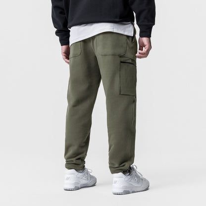 0736. Tech-Terry™ Cinch Cargo Jogger - Olive | ASRV