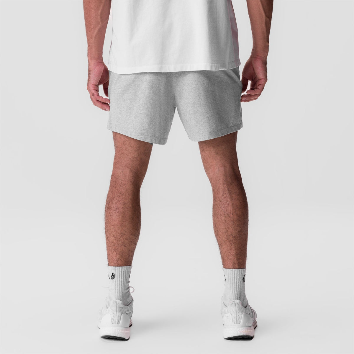 0849. Tech Essential™ Sweat Short - Heather Grey | ASRV
