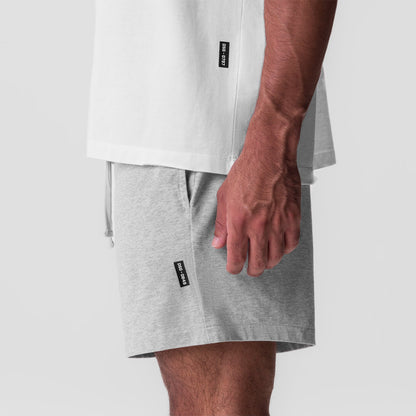 0849. Tech Essential™ Sweat Short - Heather Grey | ASRV