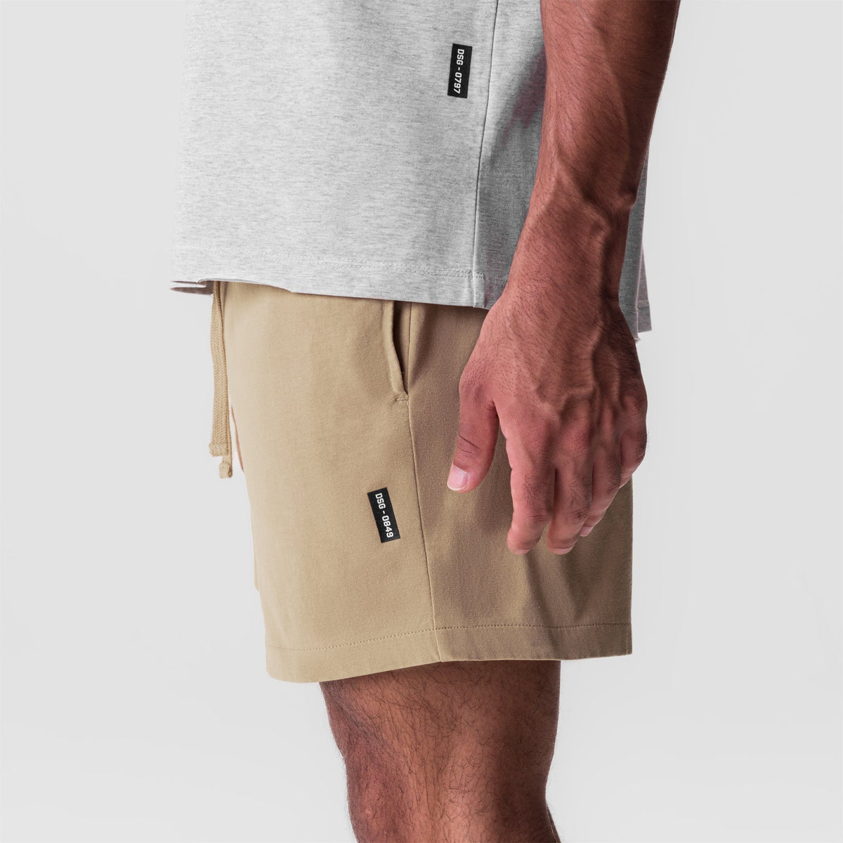 0849. Tech Essential™ Sweat Short - Khaki | ASRV