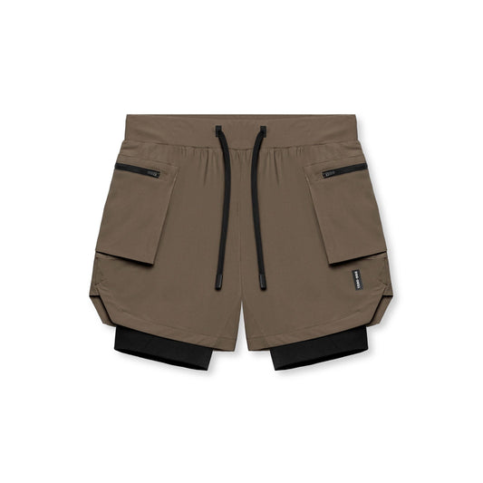 0651. Tetra-Lite® 5" Liner Cargo Short - Deep Taupe | ASRV