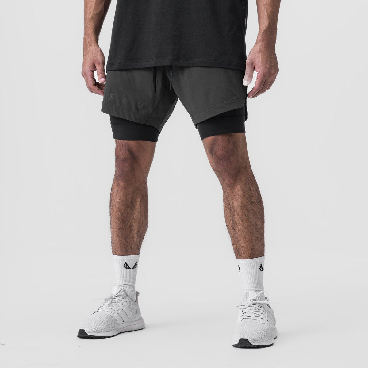 0866. Tetra-Lite® 7" Liner Short - Raven "ASRV"/Black | ASRV