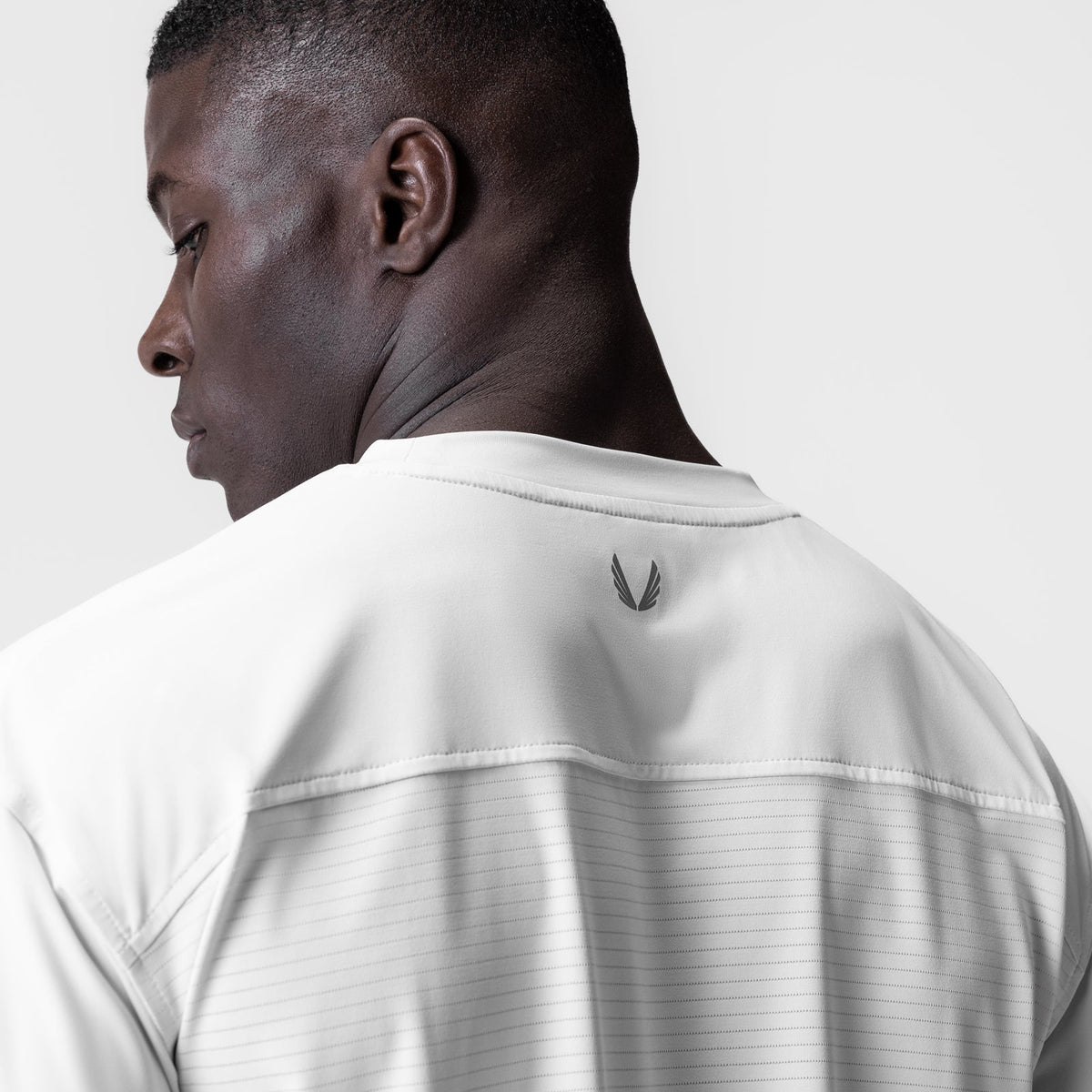 0841. 3D-Lite® 2.0 Lycra® 3/4-Sleeve Oversized Tee - White "OTWR" | ASRV
