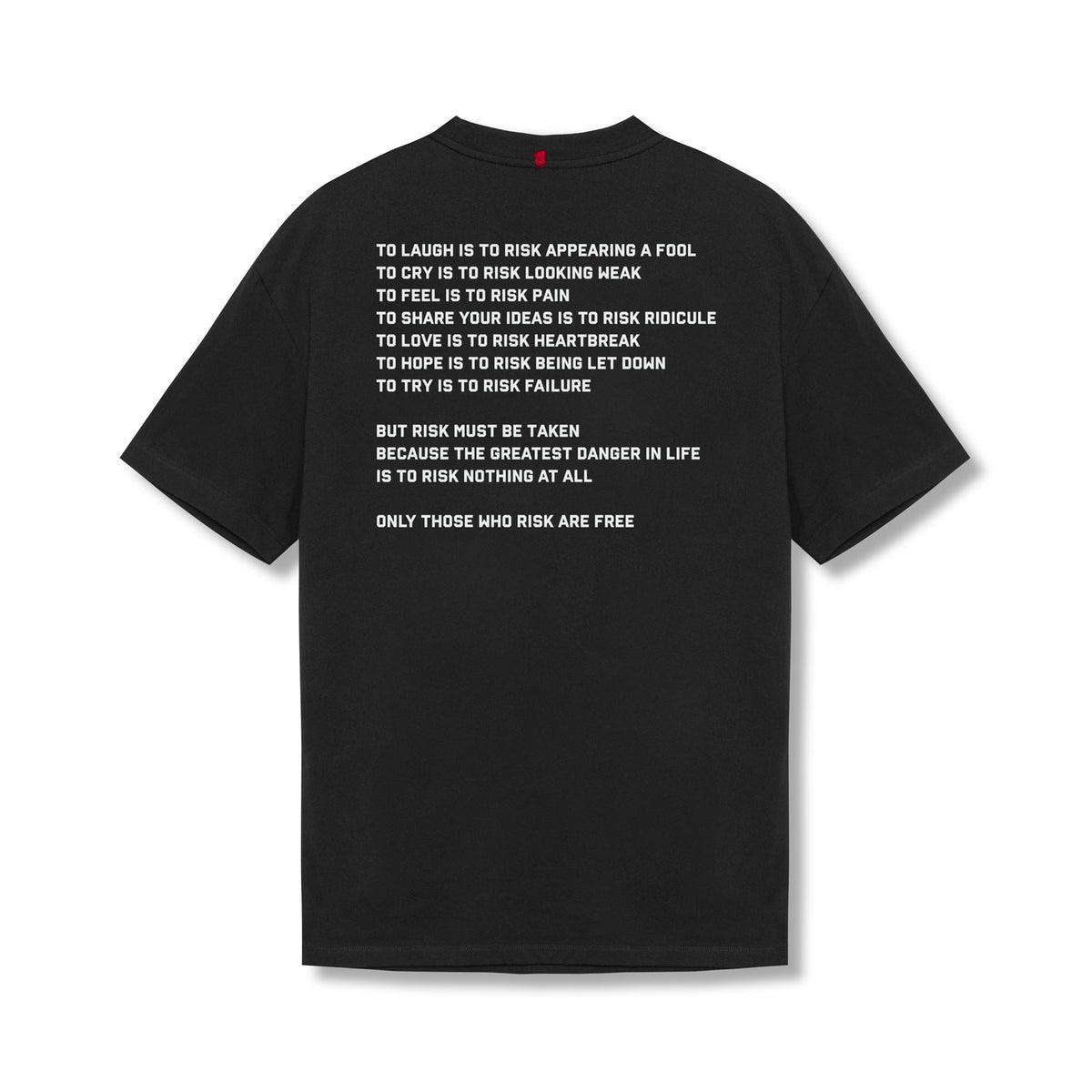 0797. Tech Essential™ Relaxed Tee - Black "ASRV 8" | ASRV