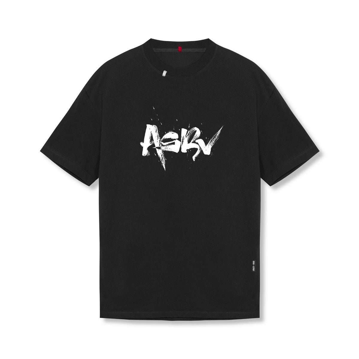 0797. Tech Essential™ Relaxed Tee - Black "Koi" | ASRV