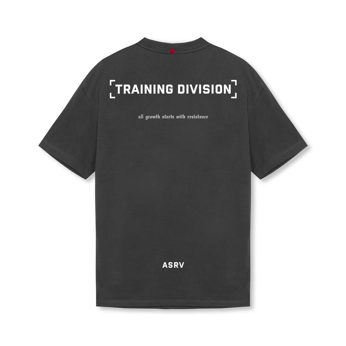 0797. Tech Essential™ Relaxed Tee - Space Grey "TD" | ASRV