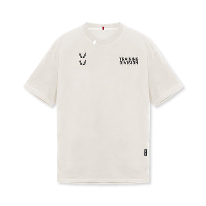 0797. Tech Essential™ Relaxed Tee - Stone "TD" | ASRV