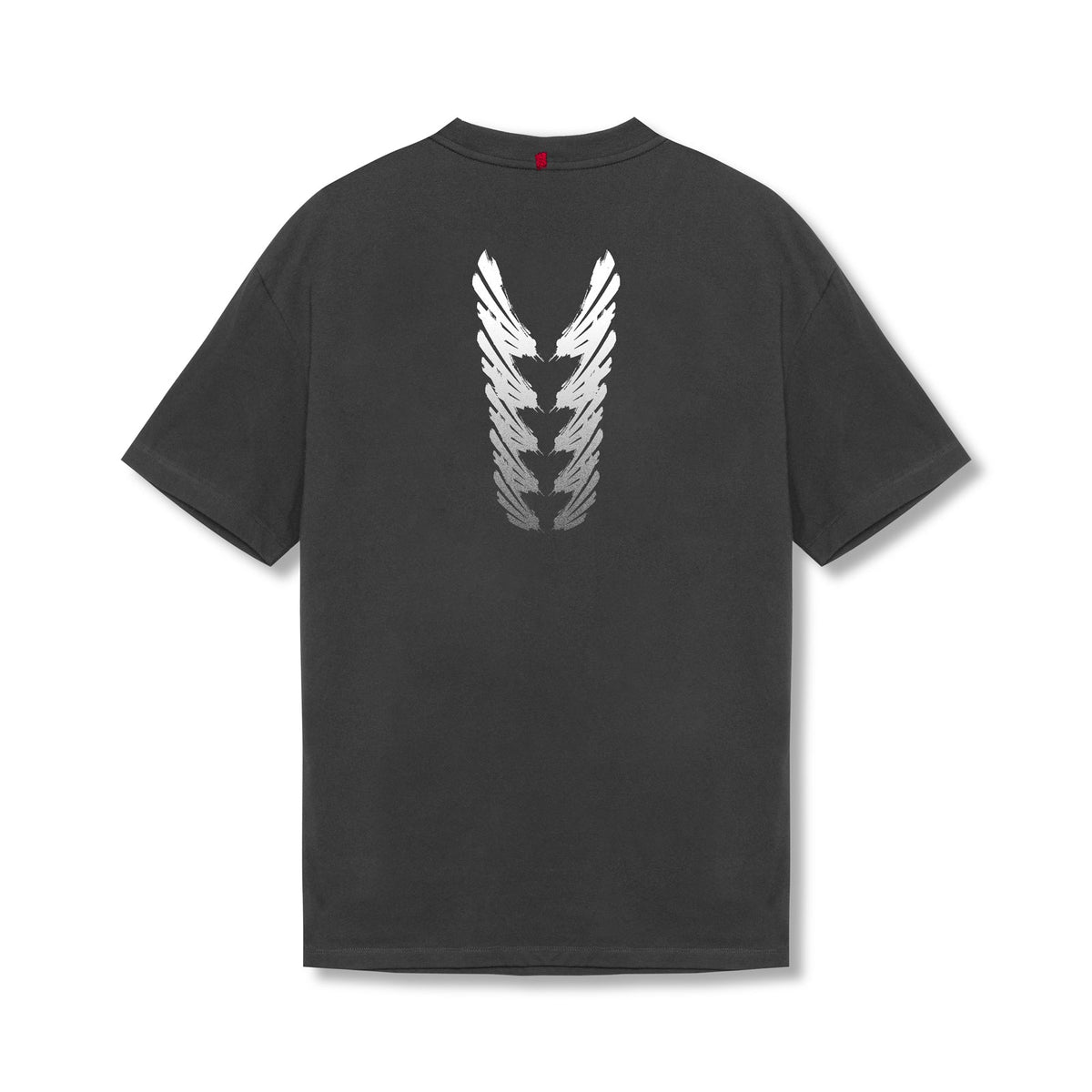 0797. Tech Essential™ Relaxed Tee - Space Grey "Brush Stroke" | ASRV