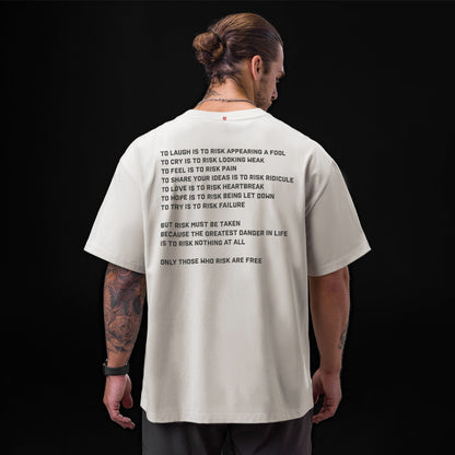 0797. Tech Essential™ Relaxed Tee - Stone "ASRV 8" | ASRV