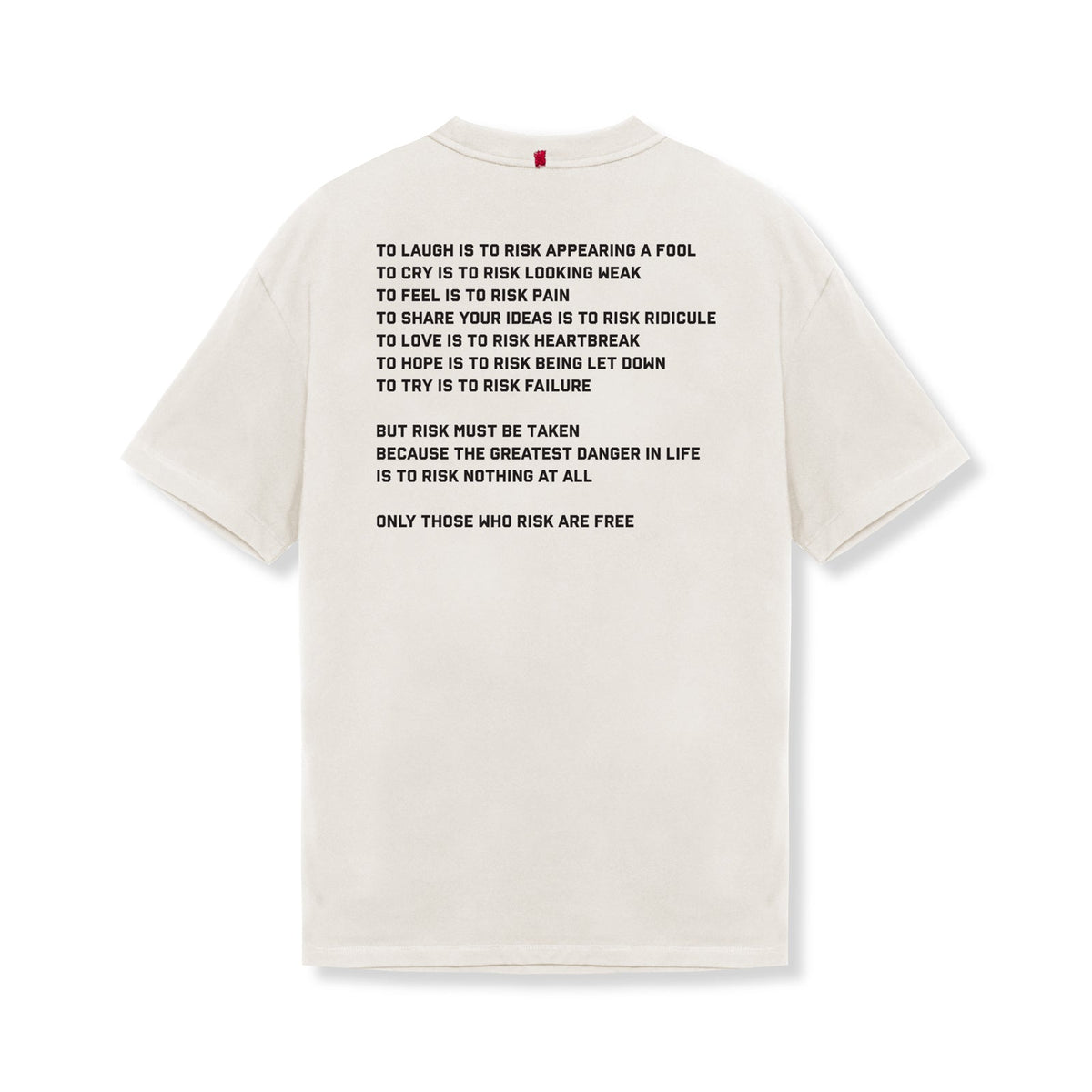 0797. Tech Essential™ Relaxed Tee - Stone "ASRV 8" | ASRV