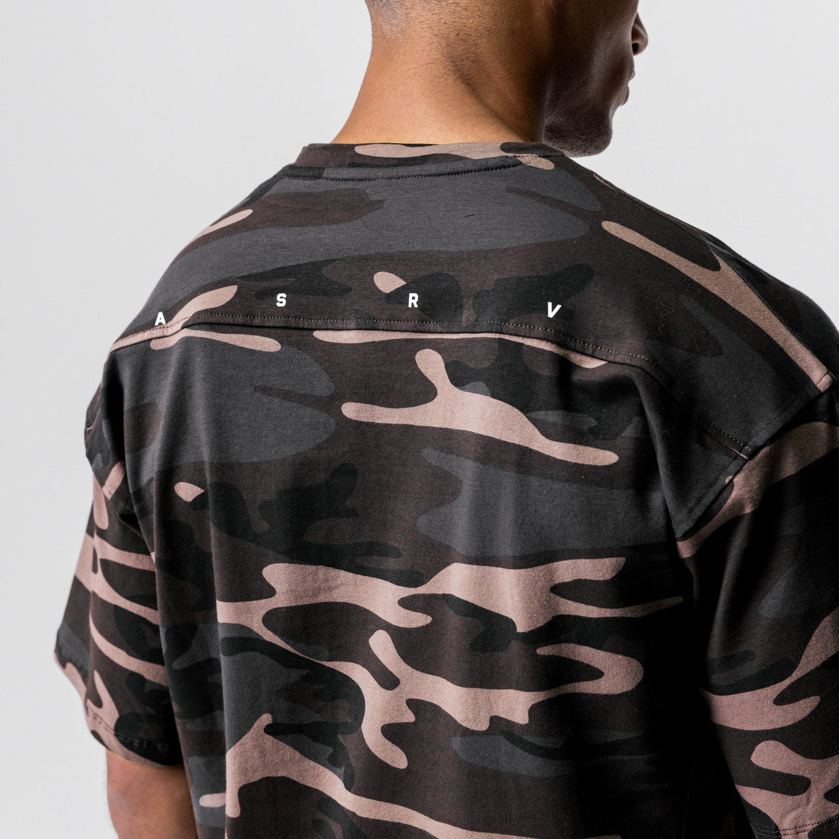 0514. CottonPlus™ Oversized Tee - Rust Camo | ASRV