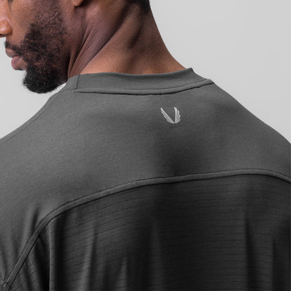 0841. 3D-Lite® 2.0 3/4-Sleeve Oversized Tee - Space Grey "OTWR" | ASRV